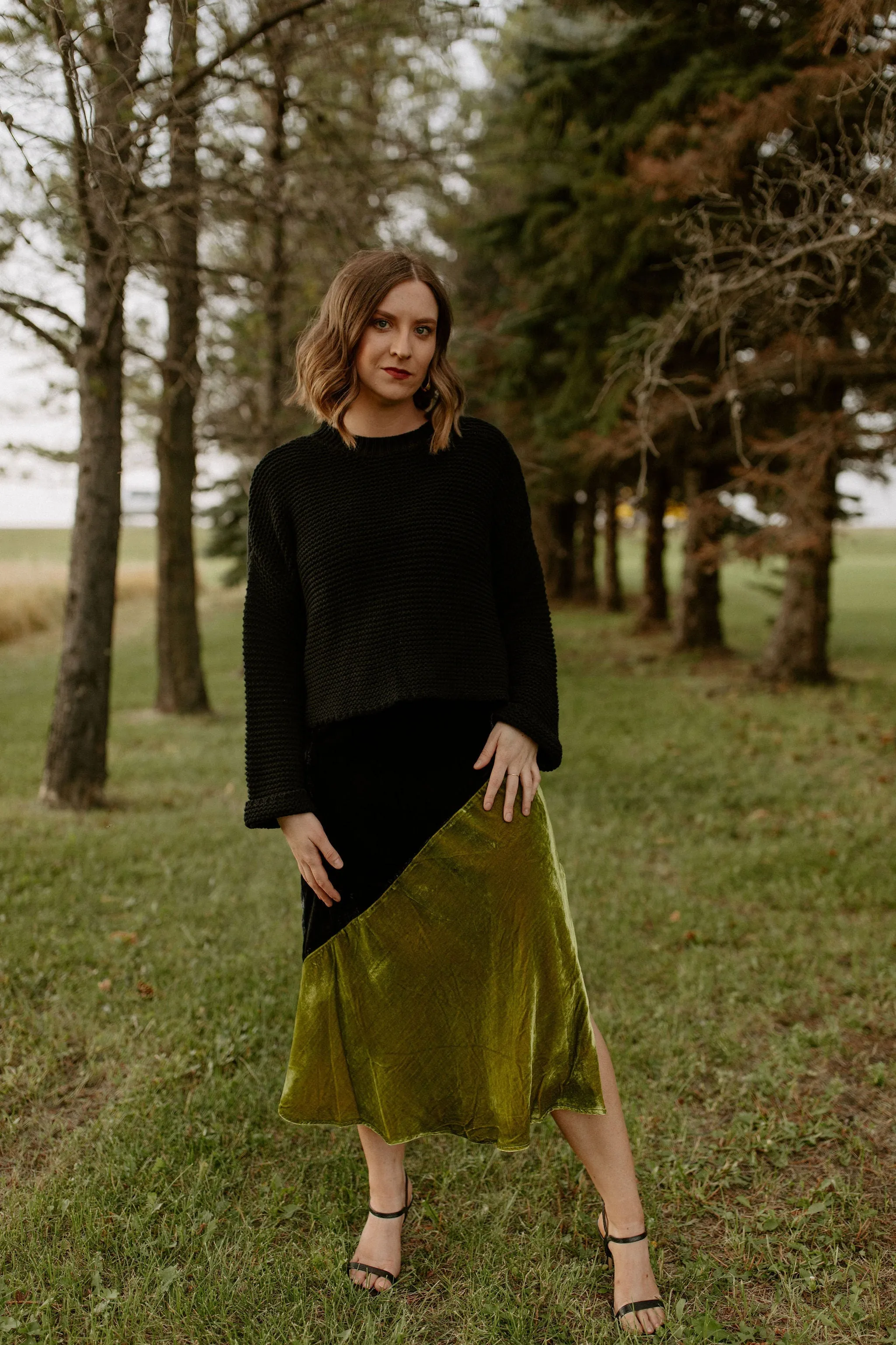 The Engy Velvet Dress by FRNCH