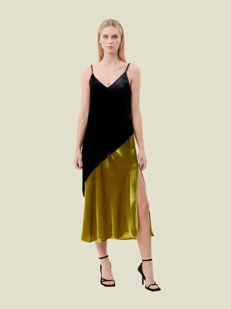 The Engy Velvet Dress by FRNCH