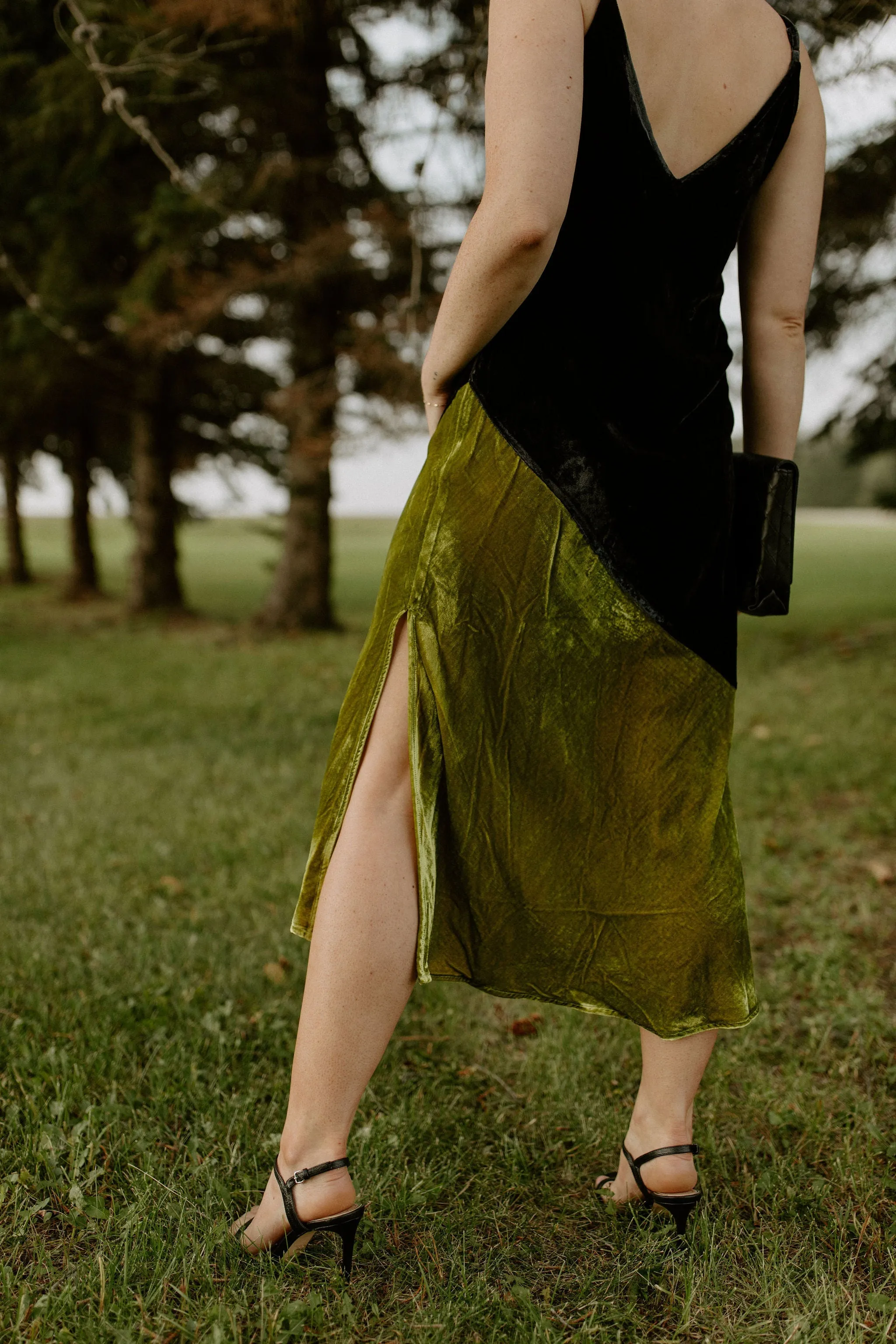 The Engy Velvet Dress by FRNCH