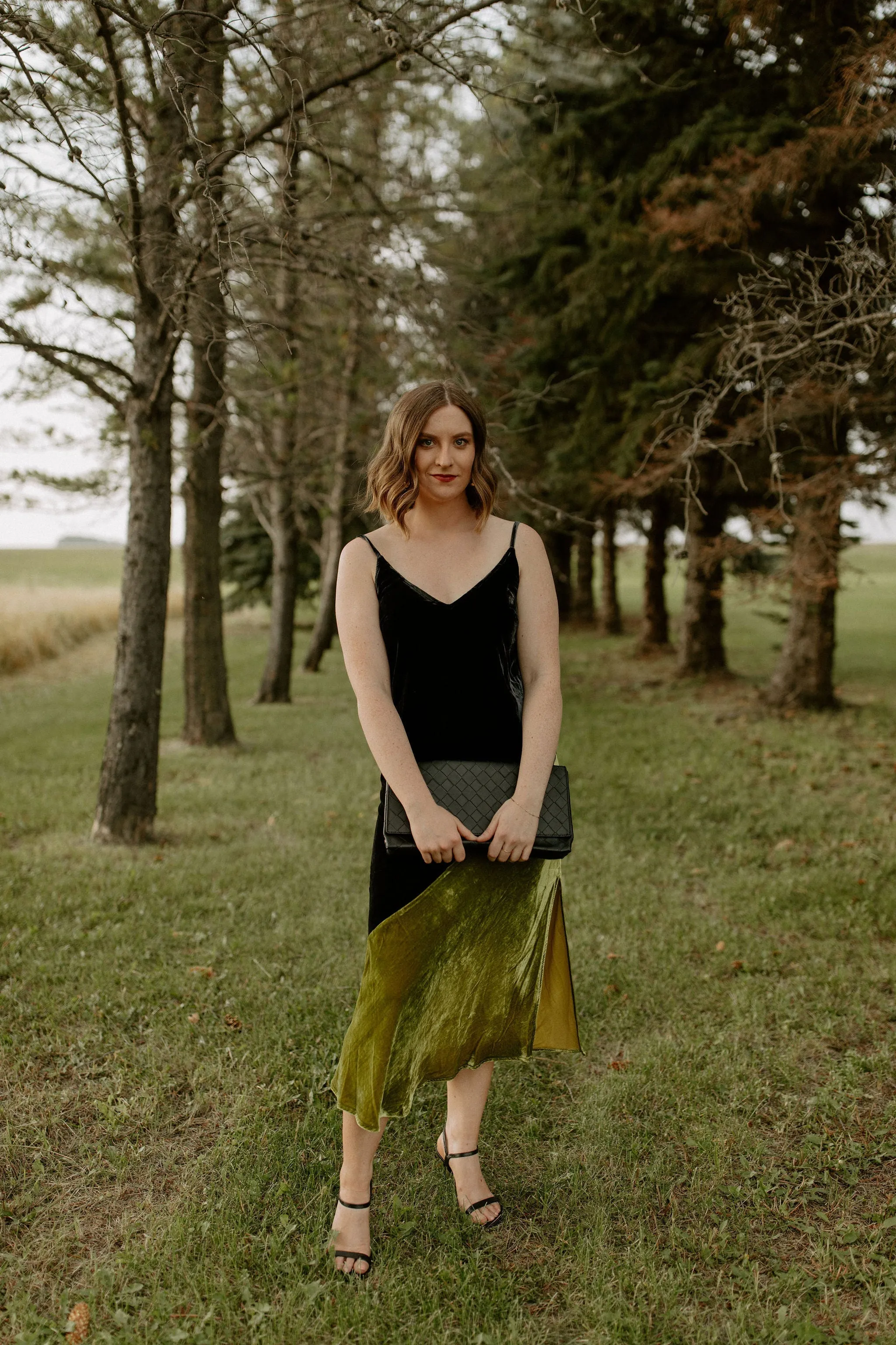 The Engy Velvet Dress by FRNCH