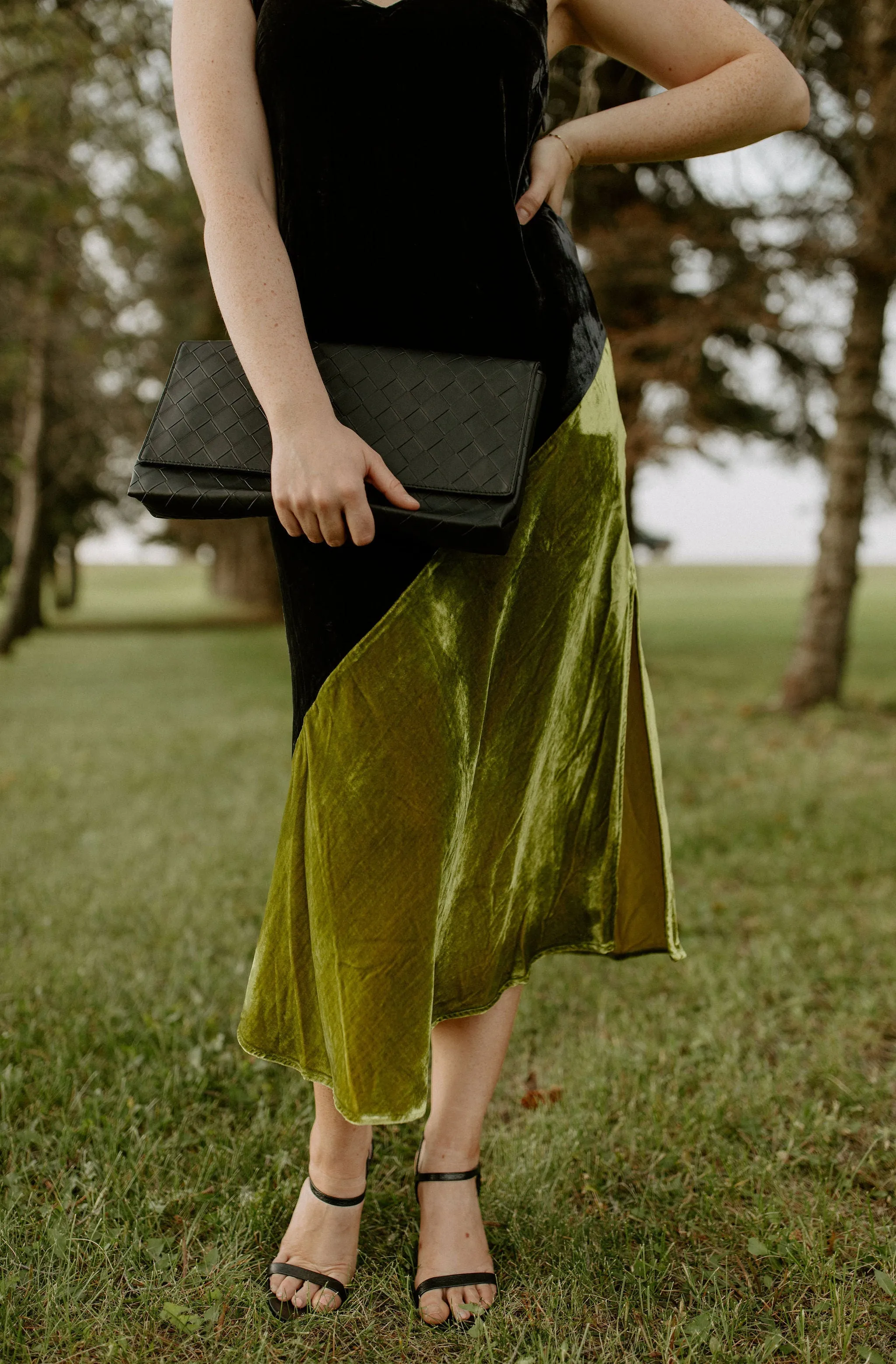 The Engy Velvet Dress by FRNCH