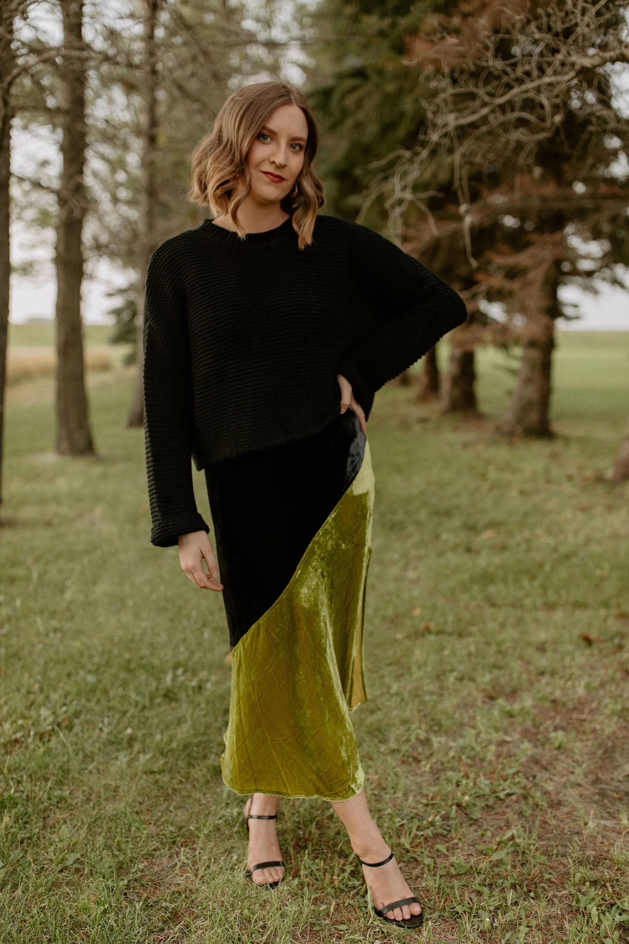 The Engy Velvet Dress by FRNCH