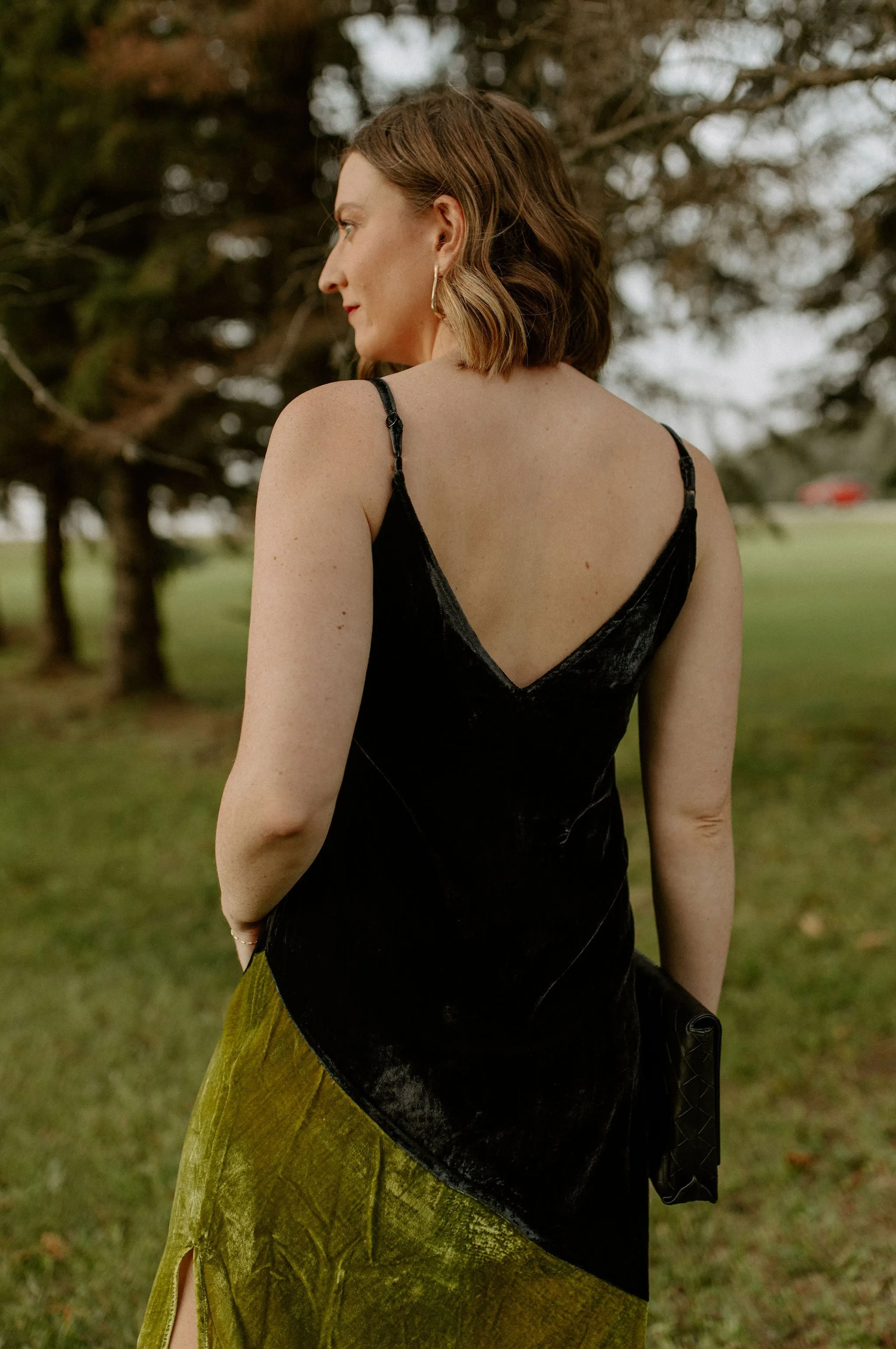 The Engy Velvet Dress by FRNCH