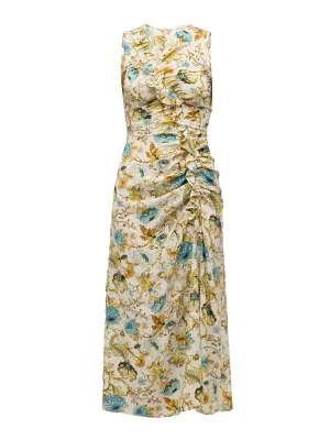 Ulla Johnson Lorna Floral Midi Dress