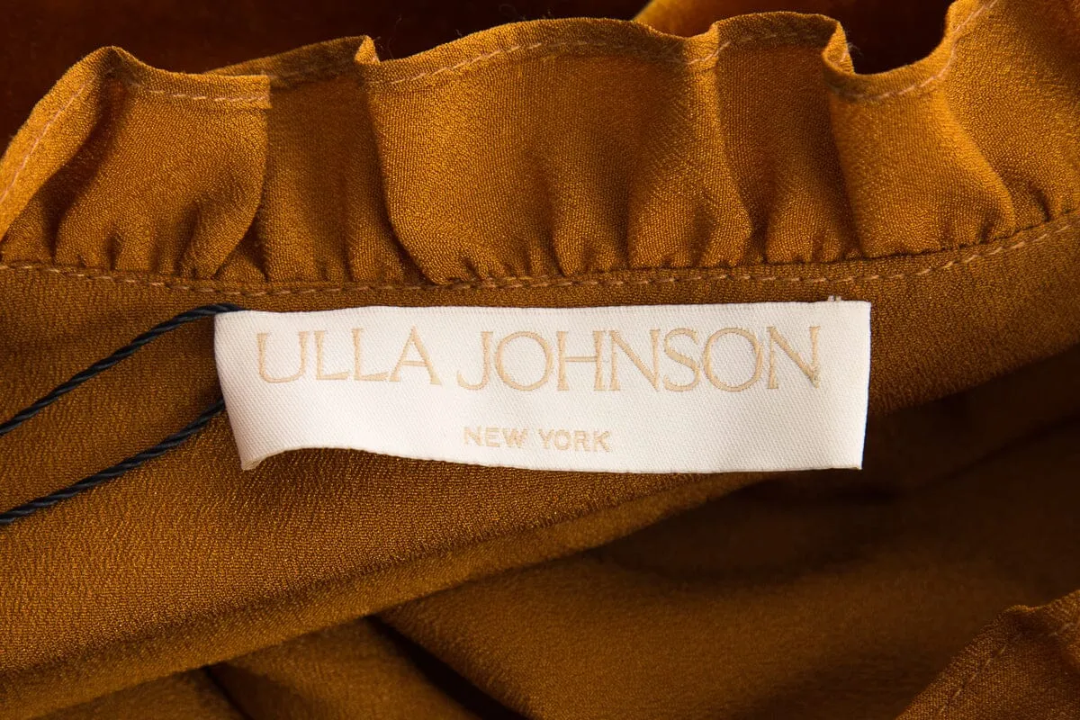 Ulla Johnson Marigold Velvet Long Sleeve Dress SZ 4