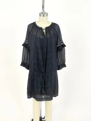 Ulla Johnson Sik Embroidered Dress