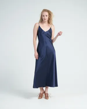 v-neck slip dress