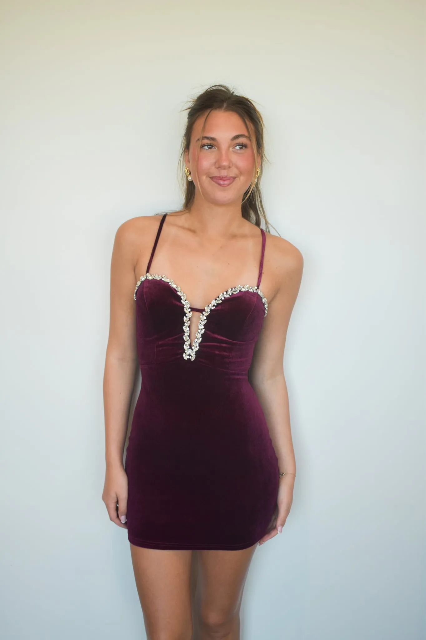 Velvet Mini Dress