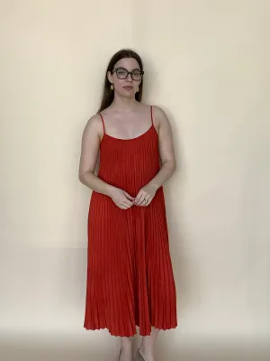 Vince pleated slip dress