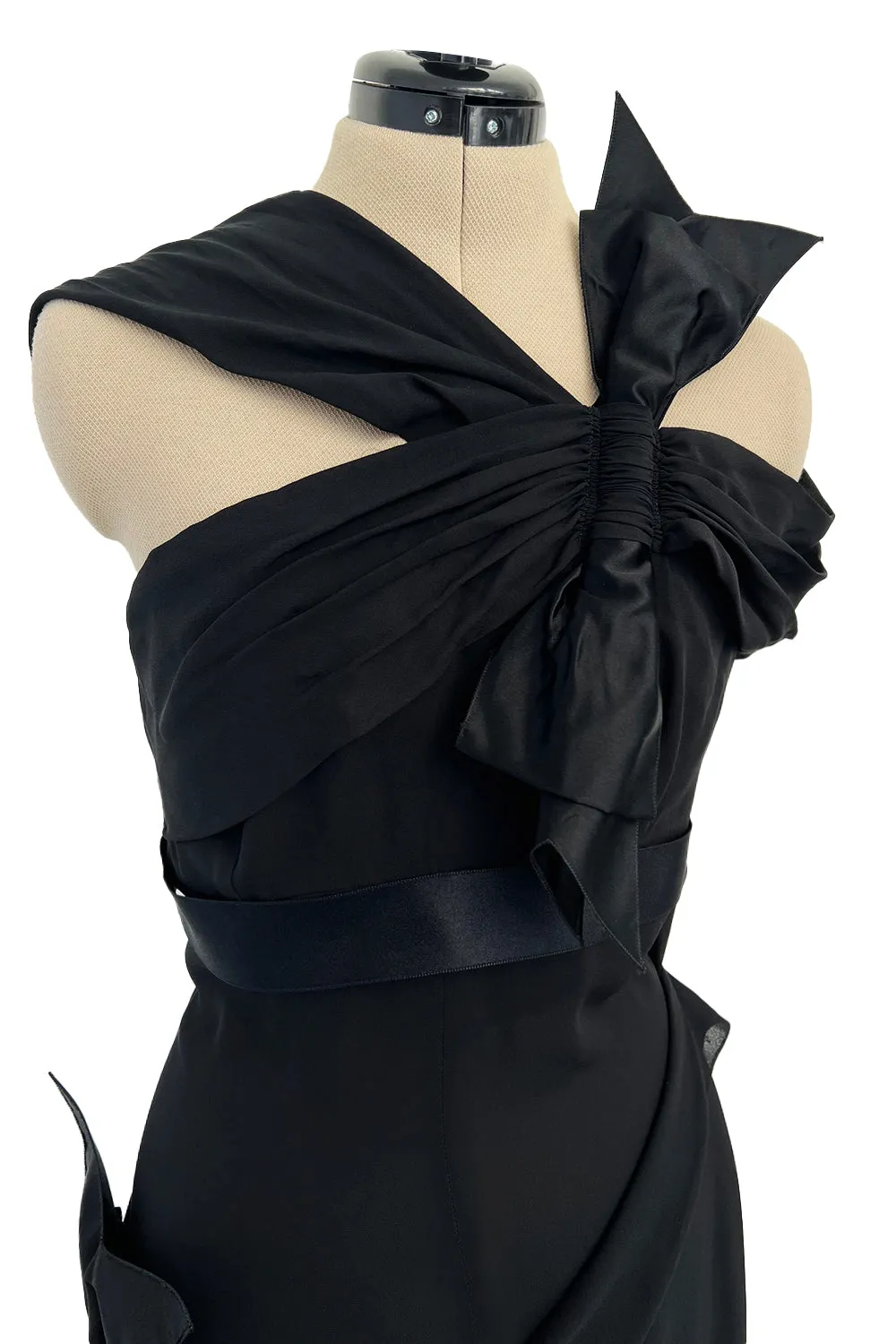 Well Documented Fall 2007 Chanel by Karl Lagerfeld Look 63 Runway & Ad Campaign Dress w Bows