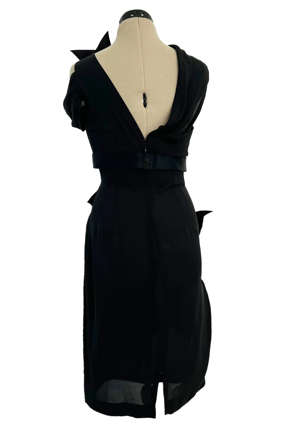 Well Documented Fall 2007 Chanel by Karl Lagerfeld Look 63 Runway & Ad Campaign Dress w Bows