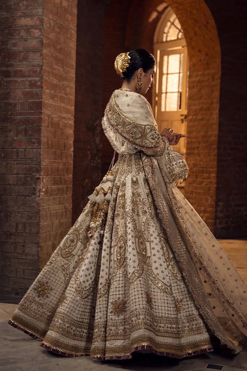 White Silk Lehenga Choli Pakistani Wedding Dresses