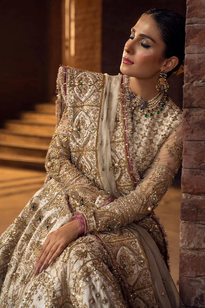 White Silk Lehenga Choli Pakistani Wedding Dresses