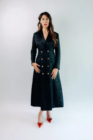 Women - Miami Soire Black Double Breasted Dress